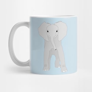 Baby Elephant Cartoon Mug